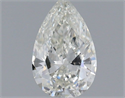 Natural Diamond 0.42 Carats, Pear with  Cut, H Color, VVS2 Clarity and Certified by IGI