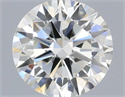 Natural Diamond 0.40 Carats, Round with Very Good Cut, H Color, VVS2 Clarity and Certified by IGI