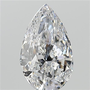 Foto Diamante Natural 2.00 quilates, De pera , Color D, claridad SI2 y certificado GIA de