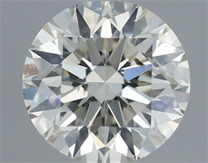 Picture of Natural Diamond 0.41 Carats, Round with Excellent Cut, I Color, SI1 Clarity and Certified by IGI