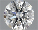 Natural Diamond 0.46 Carats, Round with Excellent Cut, H Color, SI1 Clarity and Certified by IGI