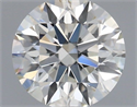 Natural Diamond 0.44 Carats, Round with Excellent Cut, H Color, VS2 Clarity and Certified by IGI