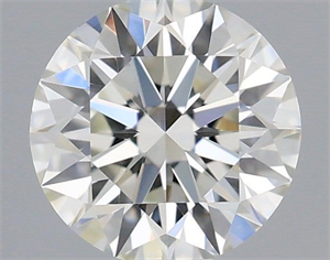 Picture of Natural Diamond 0.42 Carats, Round with Excellent Cut, H Color, VVS2 Clarity and Certified by IGI