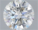 Natural Diamond 0.41 Carats, Round with Excellent Cut, F Color, SI1 Clarity and Certified by IGI
