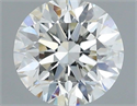 Natural Diamond 0.50 Carats, Round with Very Good Cut, H Color, SI2 Clarity and Certified by IGI