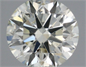 Natural Diamond 0.40 Carats, Round with Excellent Cut, K Color, SI1 Clarity and Certified by IGI