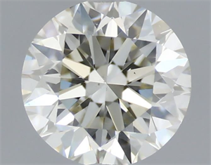 Picture of Natural Diamond 0.40 Carats, Round with Very Good Cut, J Color, VS2 Clarity and Certified by IGI