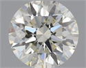 Natural Diamond 0.40 Carats, Round with Excellent Cut, K Color, SI2 Clarity and Certified by IGI