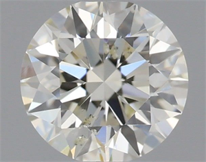 Picture of Natural Diamond 0.40 Carats, Round with Excellent Cut, K Color, SI2 Clarity and Certified by IGI