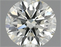 Natural Diamond 0.43 Carats, Round with Excellent Cut, K Color, SI1 Clarity and Certified by IGI
