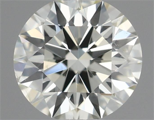 Picture of Natural Diamond 0.43 Carats, Round with Excellent Cut, K Color, SI1 Clarity and Certified by IGI