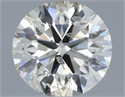 Natural Diamond 0.40 Carats, Round with Excellent Cut, K Color, SI2 Clarity and Certified by IGI