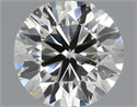 Natural Diamond 0.40 Carats, Round with Very Good Cut, J Color, SI1 Clarity and Certified by IGI