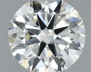 Picture of Natural Diamond 0.40 Carats, Round with Excellent Cut, I Color, SI2 Clarity and Certified by IGI