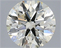 Natural Diamond 0.40 Carats, Round with Excellent Cut, K Color, VS2 Clarity and Certified by IGI