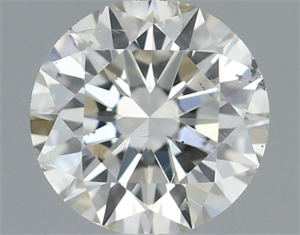 Picture of Natural Diamond 0.40 Carats, Round with Excellent Cut, I Color, SI2 Clarity and Certified by IGI