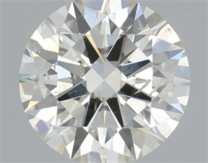 Foto Diamante Natural 0.41 quilates, Redondo , Color J, claridad SI2 y certificado IGI de