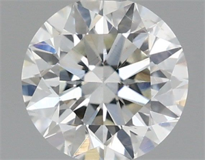 Picture of Natural Diamond 0.40 Carats, Round with Very Good Cut, H Color, SI2 Clarity and Certified by IGI