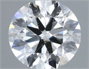 Natural Diamond 0.40 Carats, Round with Excellent Cut, F Color, SI2 Clarity and Certified by IGI