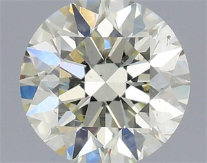 Picture of Natural Diamond 0.40 Carats, Round with Excellent Cut, L Color, SI1 Clarity and Certified by IGI