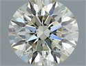 Natural Diamond 0.40 Carats, Round with Excellent Cut, M Color, SI1 Clarity and Certified by IGI