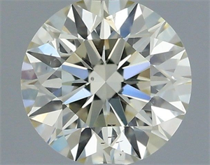Picture of Natural Diamond 0.40 Carats, Round with Excellent Cut, M Color, SI1 Clarity and Certified by IGI