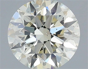 Picture of Natural Diamond 0.40 Carats, Round with Excellent Cut, L Color, SI1 Clarity and Certified by IGI