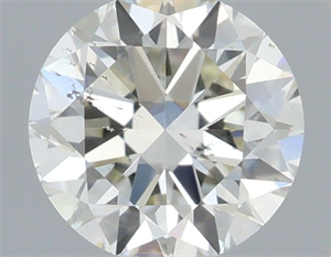 Picture of Natural Diamond 0.40 Carats, Round with Excellent Cut, J Color, SI1 Clarity and Certified by IGI