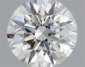 Foto Diamante Natural 0.40 quilates, Redondo , Color J, claridad SI1 y certificado IGI de