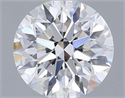 Diamante Natural 0.53 quilates, Redondo , Color D, claridad FL y certificado GIA