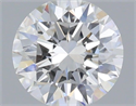 Natural Diamond 0.50 Carats, Round with Excellent Cut, G Color, VVS2 Clarity and Certified by GIA