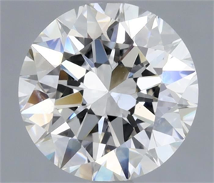 Picture of Natural Diamond 1.01 Carats, Round with Excellent Cut, I Color, SI1 Clarity and Certified by GIA