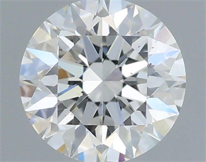 Picture of Natural Diamond 0.45 Carats, Round with Excellent Cut, F Color, VS2 Clarity and Certified by IGI
