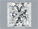 Natural Diamond 0.50 Carats, Princess with  Cut, I Color, VS2 Clarity and Certified by GIA