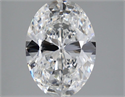 Natural Diamond 3.40 Carats, Oval with  Cut, E Color, VVS2 Clarity and Certified by GIA