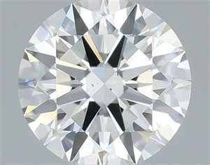 Picture of Natural Diamond 0.40 Carats, Round with Excellent Cut, H Color, SI1 Clarity and Certified by IGI