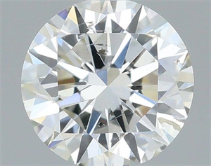 Picture of Natural Diamond 0.40 Carats, Round with Excellent Cut, H Color, SI2 Clarity and Certified by IGI