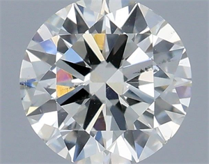 Picture of Natural Diamond 0.43 Carats, Round with Excellent Cut, H Color, SI1 Clarity and Certified by IGI