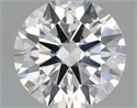 Natural Diamond 0.41 Carats, Round with Excellent Cut, H Color, SI2 Clarity and Certified by IGI