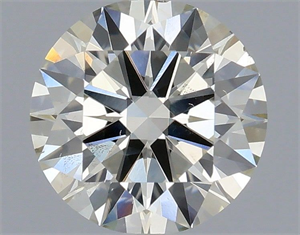 Foto Diamante Natural 0.58 quilates, Redondo , Color K, claridad SI2 y certificado IGI de