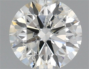 Picture of Natural Diamond 0.40 Carats, Round with Excellent Cut, I Color, SI2 Clarity and Certified by IGI