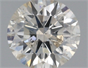 Natural Diamond 0.73 Carats, Round with Excellent Cut, J Color, I1 Clarity and Certified by IGI