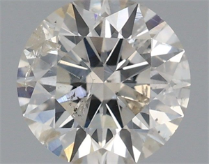 Picture of Natural Diamond 0.73 Carats, Round with Excellent Cut, J Color, I1 Clarity and Certified by IGI
