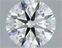 Natural Diamond 0.71 Carats, Round with Excellent Cut, H Color, SI2 Clarity and Certified by IGI