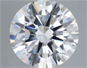 Lab Grown Diamond 5.52 Carats, Round with Ideal Cut, F Color, VS1 Clarity and Certified by IGI