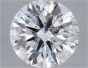 Lab Grown Diamond 7.09 Carats, Round with Ideal Cut, E Color, VVS2 Clarity and Certified by IGI