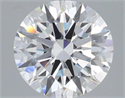 Lab Grown Diamond 3.55 Carats, Round with Ideal Cut, E Color, VVS2 Clarity and Certified by IGI