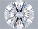 Lab Grown Diamond 7.08 Carats, Round with Ideal Cut, E Color, VVS2 Clarity and Certified by IGI