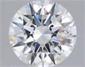 Lab Grown Diamond 3.05 Carats, Round with Ideal Cut, E Color, VS1 Clarity and Certified by IGI