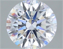 Lab Grown Diamond 0.88 Carats, Round with Ideal Cut, E Color, VS1 Clarity and Certified by IGI
